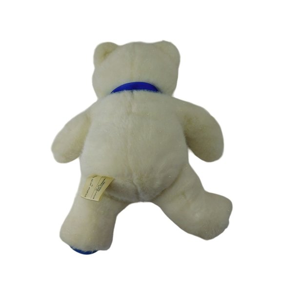 Vintage Build A Bear Blue/White/Sparkle 2000 Millennium Cub Limited Edition 11" - Picture 5 of 8